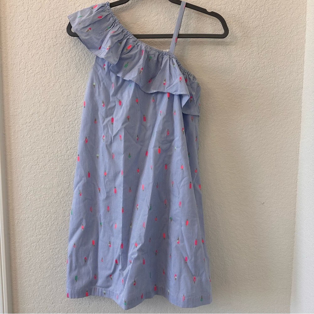Kate Spade Popsicle Dress One Shoulder Kids Sz 14